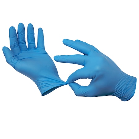 Kleen Chef Disposable Gloves, Nitrile, Powder-Free, XL, 100 PK, Blue KC-MS-XL-DNG-1BL-Z